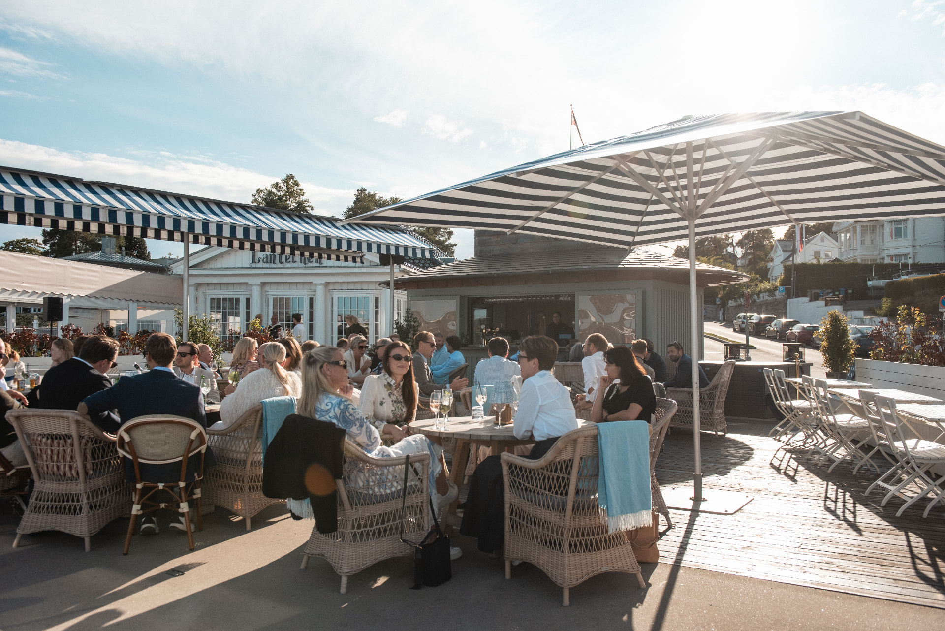 Sommerfest på bryggen hos Lanternen